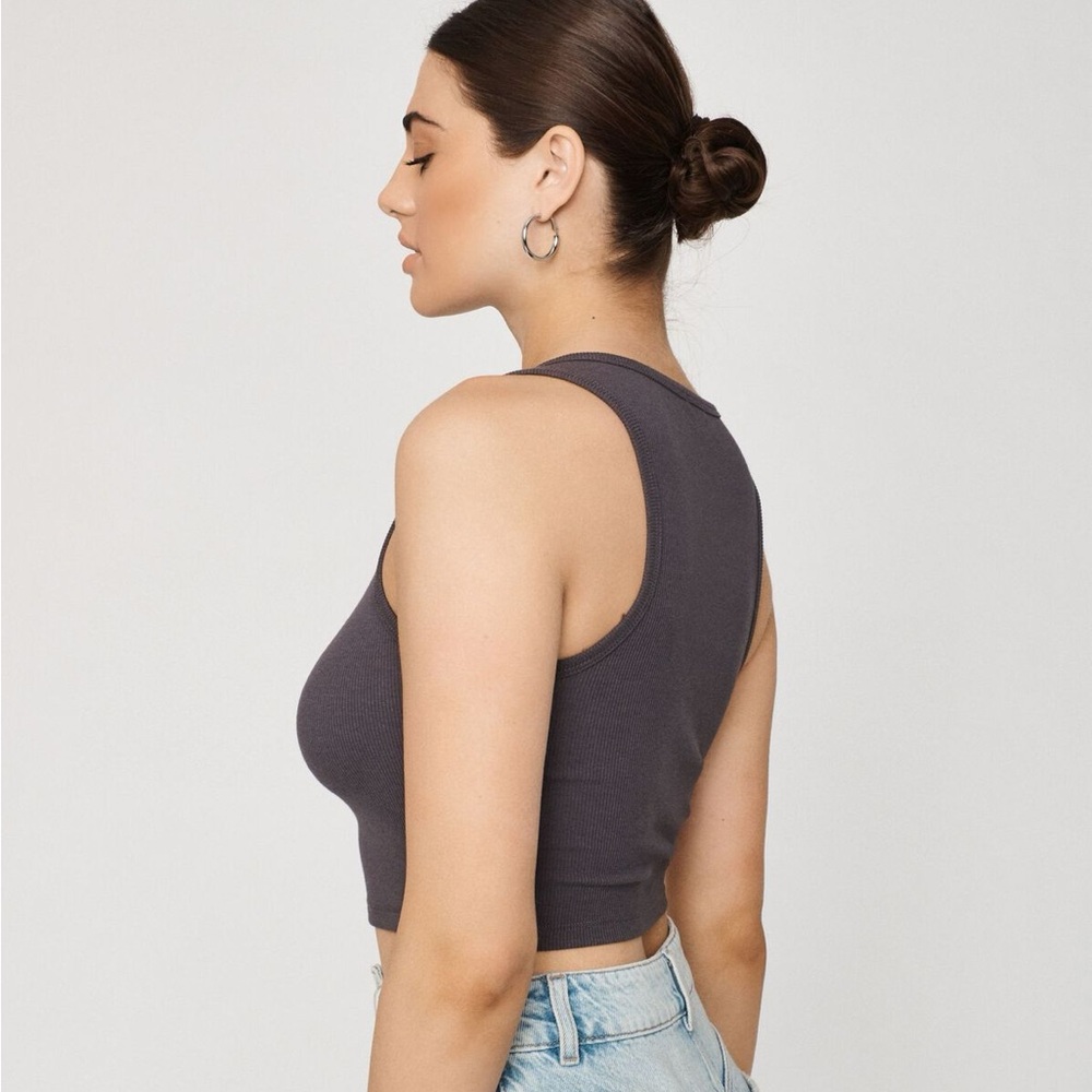 Rhinestone Rodeo Ribbed Tank - Picture 2 of 3
